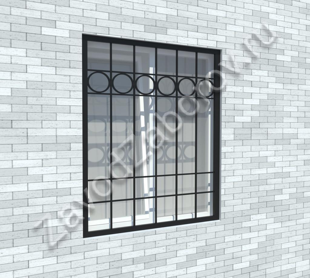 Решетка на окно оптима дутая