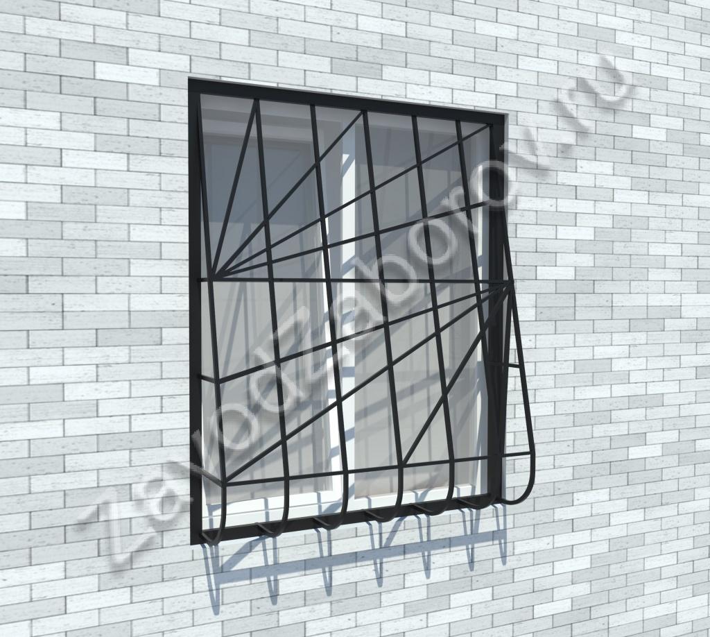 Решетка на окно дутая
